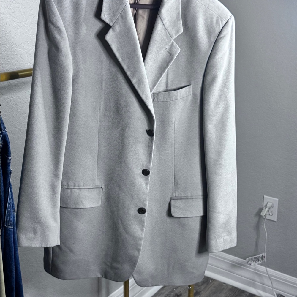 Lord & Taylor Fifth Avenue Collection Silver Jacket